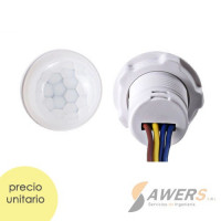 Sensor de movimiento PIR 220VAC 40W