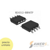 M24512 Memoria EEPROM 512Kb 900ns I2C smd