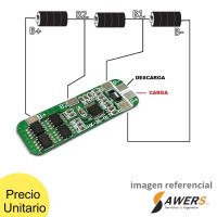 BMS Proteccion Li-ion 3S 12.6V-10A BMS Proteccion Li-ion 3S 12.6V-10A