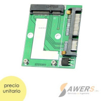 Adaptador SATA a mSATA 18+8pin