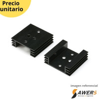 Disipador transistor 45*45*14mm TO-3 Disipador transistor 45*45*14mm TO-3