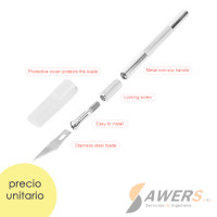 KUAIQU Juego Bisturi Metal Antideslizante 40 piezas KUAIQU Juego Bisturi Metal Antideslizante 40 piezas