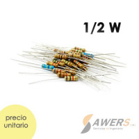 Resistencia Axial 1/2W 1% (5piezas)