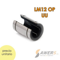 LM12PUU Rodamiento Lineal 12mm abierto LM12PUU Rodamiento Lineal 12mm abierto
