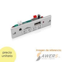 Reproductor MP3 Bluetooth/MicroSD/USB/FM Stereo 2X3W