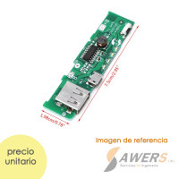 Modulo de Carga PowerBank Li-ion 3.6V a 5V-2A 18650