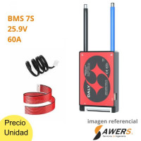 DALY BMS Proteccion Li-ion 7S 25.9V 60A DALY BMS Proteccion Li-ion 7S 25.9V 60A