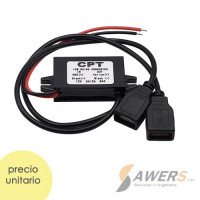 Modulo de carga de 12V a 5V-3A salida dual USB