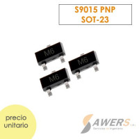 S9015 Transistor PNP 45V 150Mhz 400hFE S9015 Transistor PNP 45V 150Mhz 400hFE