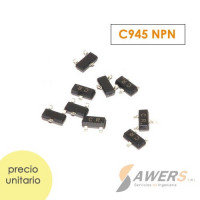 C945 Transistor NPN 50V 300Mhz 400hFE smd C945 Transistor NPN 50V 300Mhz 400hFE smd