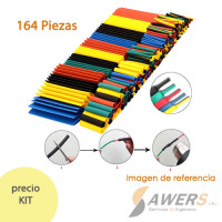 Kit de termocontraibles 164 piezas