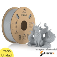 Filamento Ender Fast PLA Plateado 1.75mm 1kg
