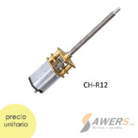 Micro Motorreductor N20 6V con eje M3x55mm 100RPM