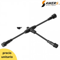 Conector Led tipo T 2P 16AWG