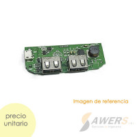 Modulo de Carga PowerBank Dual USB