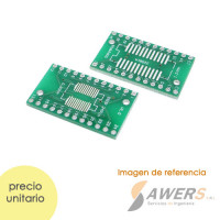 Zocalo PCB DIP24 a SOP24/SSOP24
