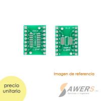 Zocalo PCB DIP16 a SOP16/SSOP16