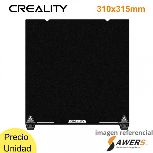 Cama flexible PEI para K1 Max - 310x315mm