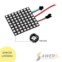 Matriz de Led RGB WS2812 8*8 Flexible
