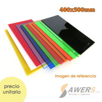 Lamina Acrilica CAST Espejado 2mm 400x500mm