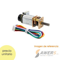 Motorreductor N20 330RPM 6V con encoder