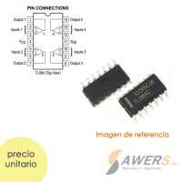 TL084 Amplificador Operacional Cuadruple JFET 3Mhz TL084 Amplificador Operacional Cuadruple JFET 3Mhz