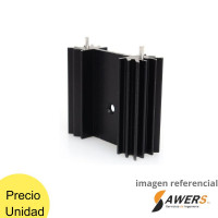 Disipador de Calor TO-220 Aluminio 25x18x36mm Disipador de Calor TO-220 Aluminio 25x18x36mm