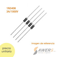 1N5408 Diodo Rectificador 3A 1000V