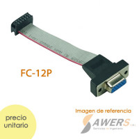 Adaptador VGA a zocalo IDC FC-12P (10cm) Adaptador VGA a zocalo IDC FC-12P (10cm)