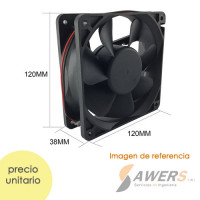 Ventilador DC 12V 120x120x38mm Ventilador DC 12V 120x120x38mm