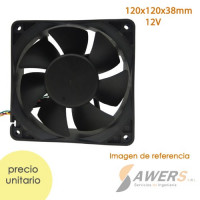 Ventilador DC 12V 120x120x38mm Ventilador DC 12V 120x120x38mm