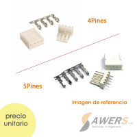 Conector Molex KF2510 2.54mm (4 y 5pin)
