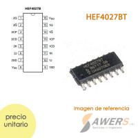 HEF4027BT Flip-Flop JK dual CMOS HEF4027BT Flip-Flop JK dual CMOS