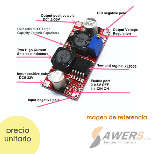 XL6009 Regulador de Voltaje DC-DC STEP-UP-DOWN 1.5A