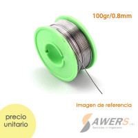 Estaño de Soldar 0.8mm 100gr