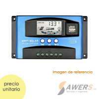 Controlador de Carga Solar MPPT 12/24V-30A