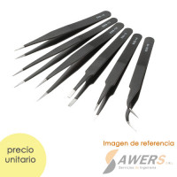 Kit de 6 Pinzas ESD Antiestaticas Metalicas