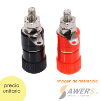 Conector banana hembra JS-910B 4mm (largo) Conector banana hembra JS-910B 4mm (largo)