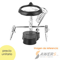 Tercera Mano con Lupa y luz Led Tercera Mano con Lupa y luz Led