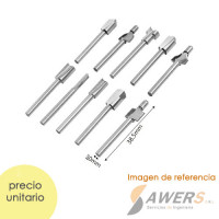 Kit de 10 brocas enrutadoras para madera 3.175mm Kit de 10 brocas enrutadoras para madera 3.175mm