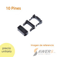 Conector IDC FC-10P 2.54mm Hembra