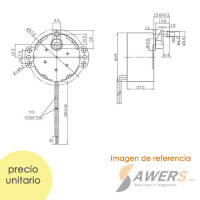 49TYJ-F Motor Sincrono 220VAC 240RPM
