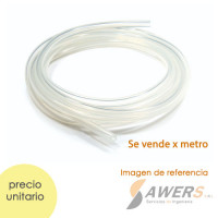 Manguera siliconada 6x4mm (1 metro) Manguera siliconada 6x4mm (1 metro)