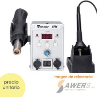 Estacion de Soldadura Digital 8586 2 en 1 (110V)