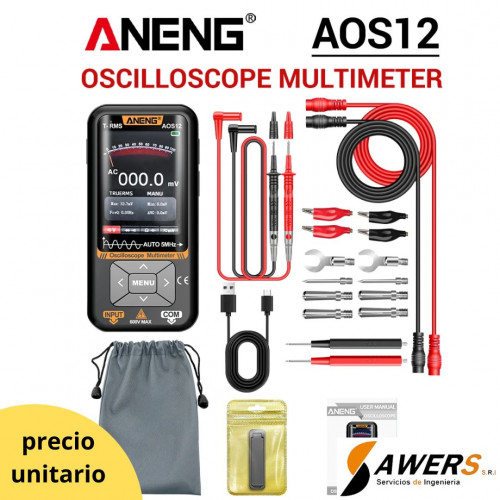 Aneng AOS12 Multimetro Oscilocopio 5Mhz