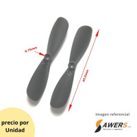 Helice 46.5mm eje 0.75mm (par) Helice 46.5mm eje 0.75mm (par)