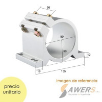Abrazadera de Spindle Motor 80mm V1 Abrazadera de Spindle Motor 80mm V1