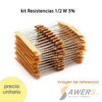 Kit Resistencias 1/2 W 5% 200 Unidades