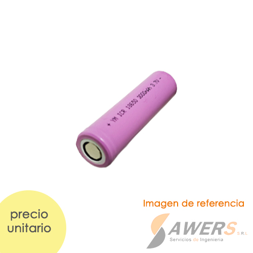 Bateria Li-ion 18650 HP 3.7V 3000mAh (cabeza plana)