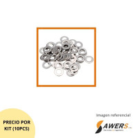 Arandela Maq INOX M3 0.5mm (pack de 10pcs) Arandela Maq INOX M3 0.5mm (pack de 10pcs)